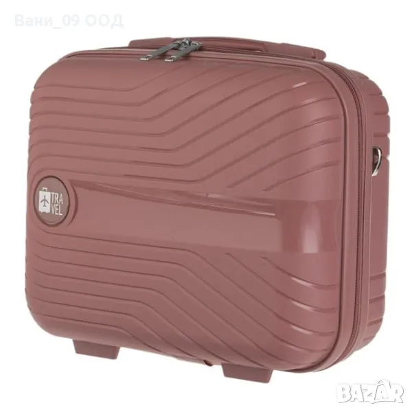 Розово куфарче за ръчен багаж, снимка 1