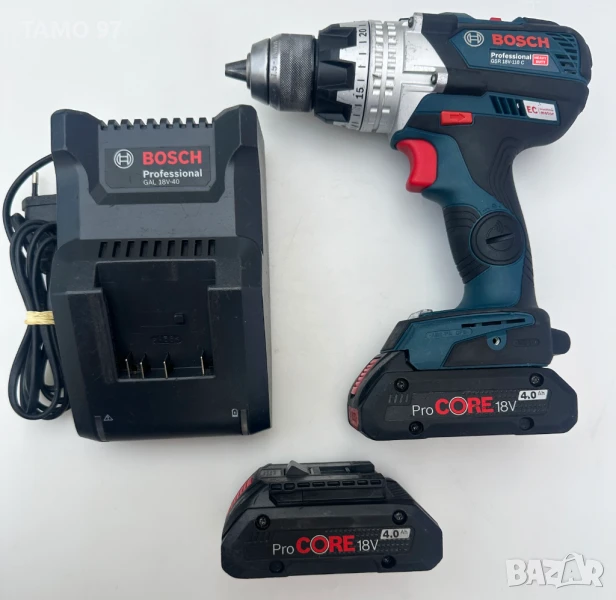 BOSCH GSR 18V-110 C - Безчетков мощен винтоверт 18V 110Nm, снимка 1