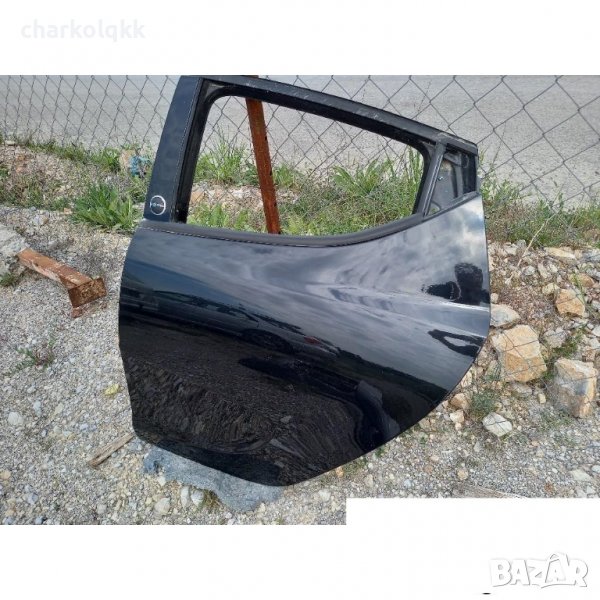 Врата задна лява Ланчия Ипсилон черна, снимка 1