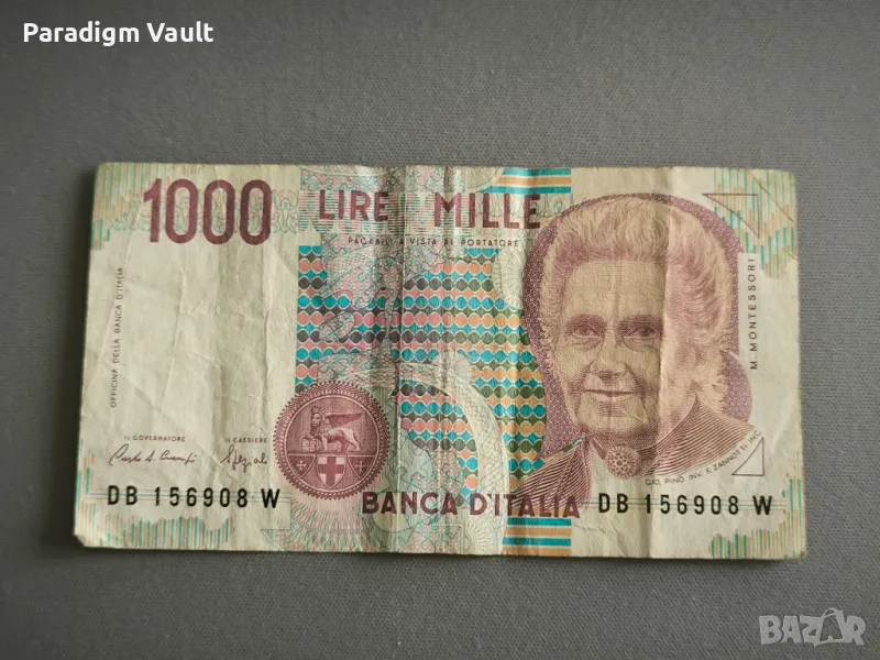 Банкнота - Италия - 1000 лири | 1990г., снимка 1