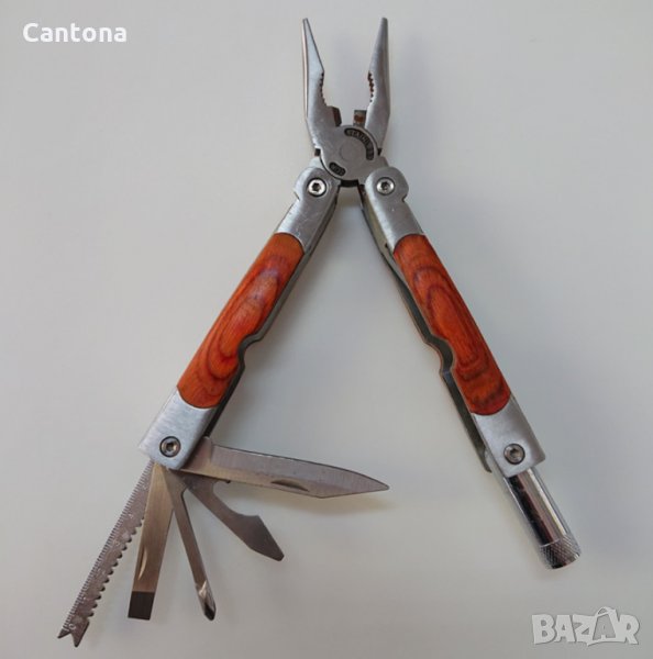 Мултифункционални сгъваеми клещи  с фенерче, снимка 1