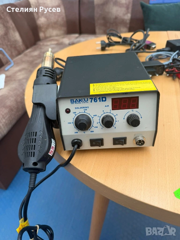 170388   baku 761d поялник станция / термо духалка - цена 35 евро -ПОЯЛНИКА ЛИПСВА В АЛИЕКСПРЕС Е 25, снимка 1