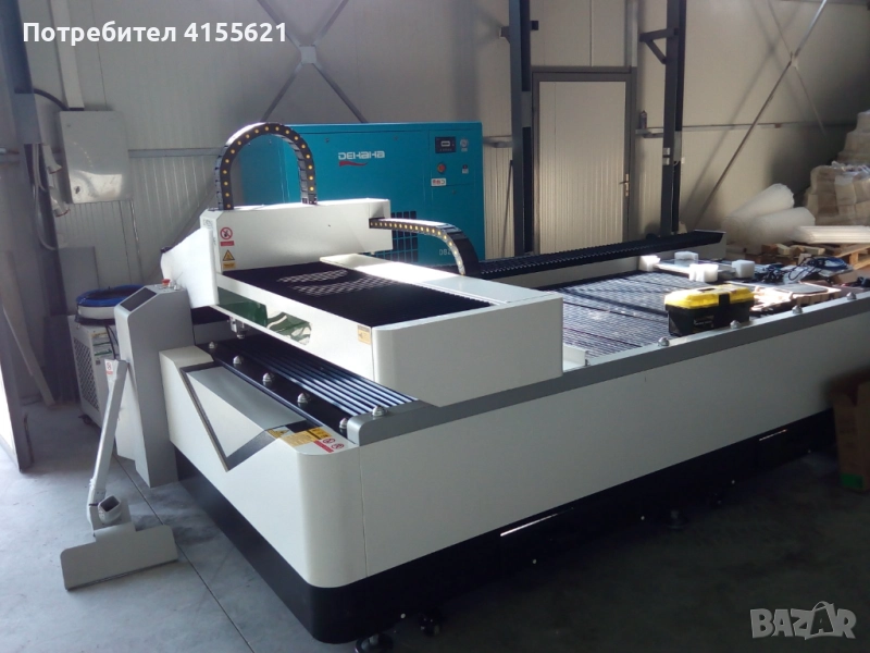 CNC за рязано лазерно рядане на метал и неметал, снимка 1