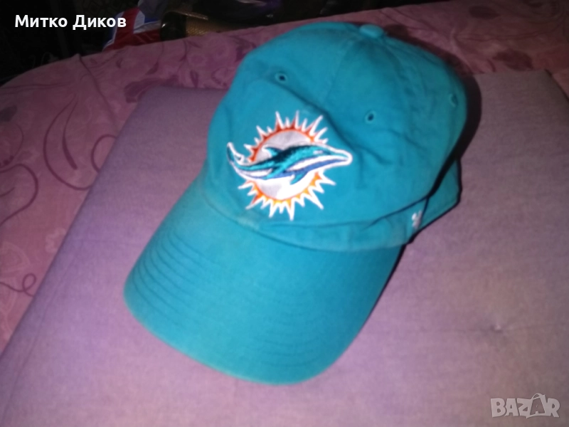 Miami Dolphins NFL бейзболна шапка нова маркова на бранд 47 регулируема, снимка 1