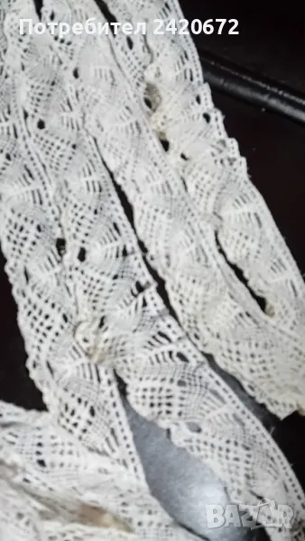 бяла дантела за носия, снимка 1