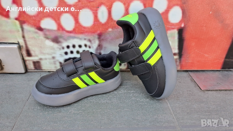 Английски детски оригинални  кец/маратонки Adidas, снимка 1