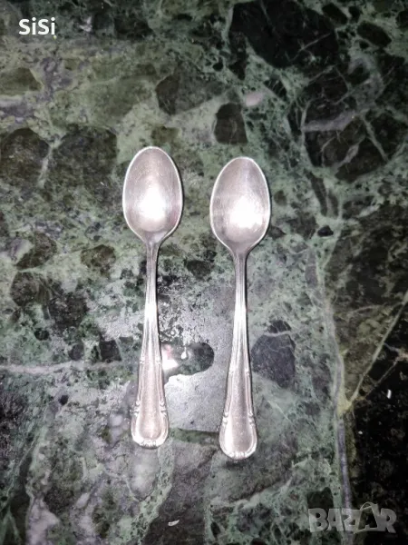 Антикварни Сребърни лъжички, снимка 1