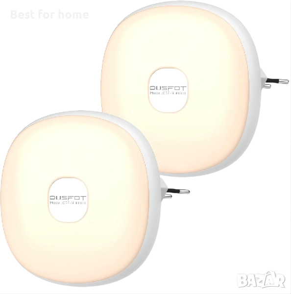 Акумулаторни нощни лампи със сензор за здрач, снимка 1