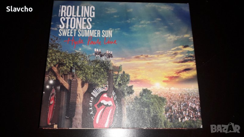 Компакт диск/двоен СД и ДВД на The Rolling Stones – Sweet Summer Sun (Hyde Park Live) 2019, снимка 1