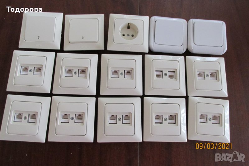 интернет  розетки и  ключове, снимка 1