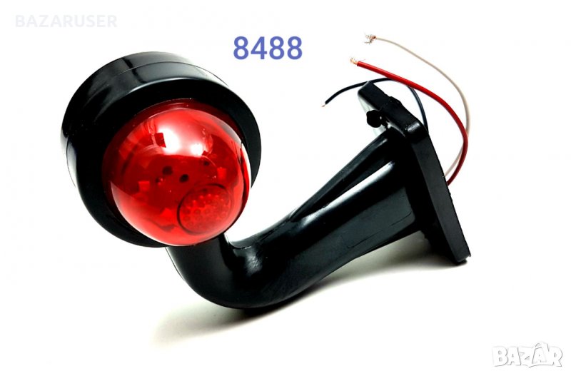 Габарит Тир LED Рогче къс крив /на брой -8488, снимка 1