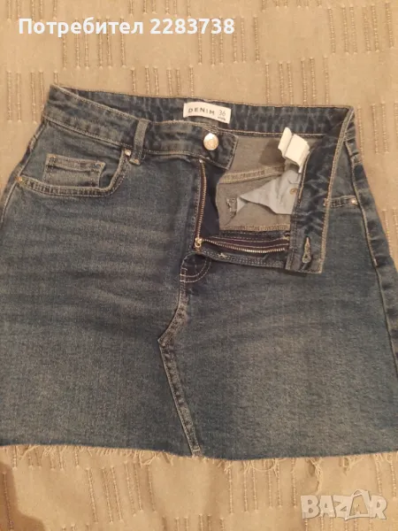 Дънкови пола размер 36, снимка 1