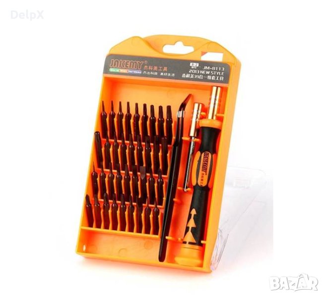 Отвертка с накрайници JM-8113 за GSM комплект 39бр., снимка 1