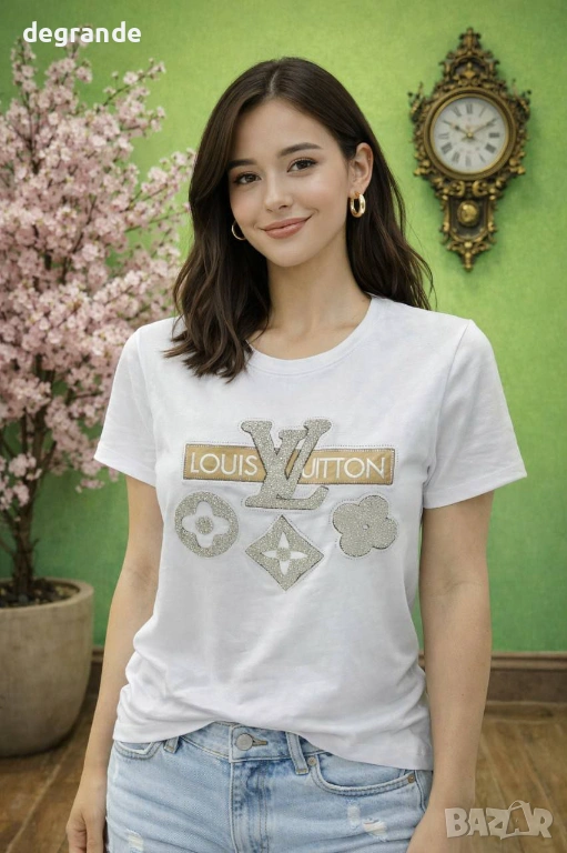 Нов Модел Дамска Тениска Louis Vuitton , снимка 1