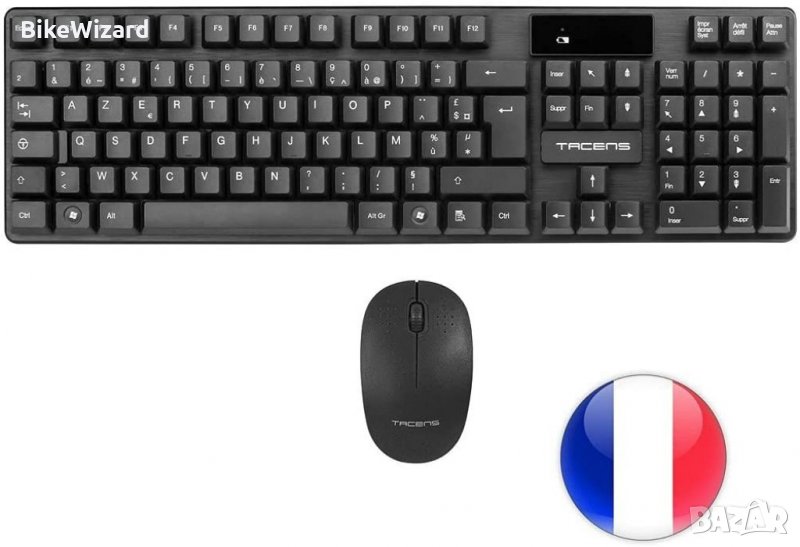 Tacens Anima ACPW0FR Безжичен гейминг пакет клавиатура и мишка 1200 DPI НОВА, снимка 1