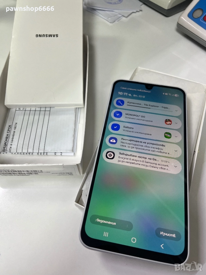 Samsung A16 нов в гаранция не използван взет на изплащане , снимка 1