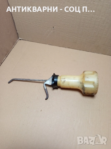 Стара Немска Ръчна Масльонка За Машини Техника. , снимка 2 - Антикварни и старинни предмети - 52189328