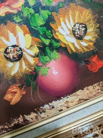 Картина-Маслени бои върху платно с принт на оригинала., снимка 2 - Картини - 48816450