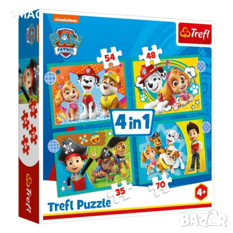 Пъзел Paw Patrol 4 в 1 S_1207796