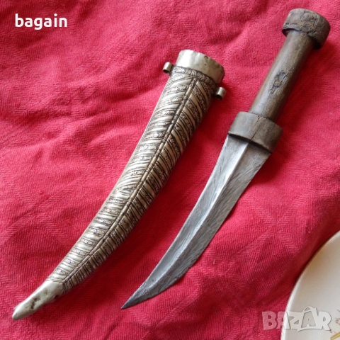 Османска кама, ханджар., снимка 2 - Антикварни и старинни предмети - 54224230