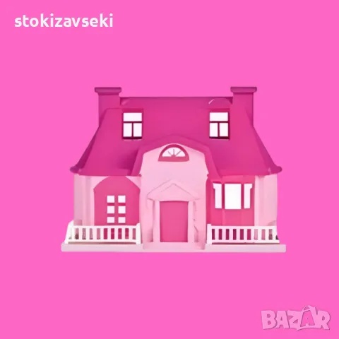 Комплект къщичка с каляска, конче и фигурки, снимка 3 - Други - 48817100