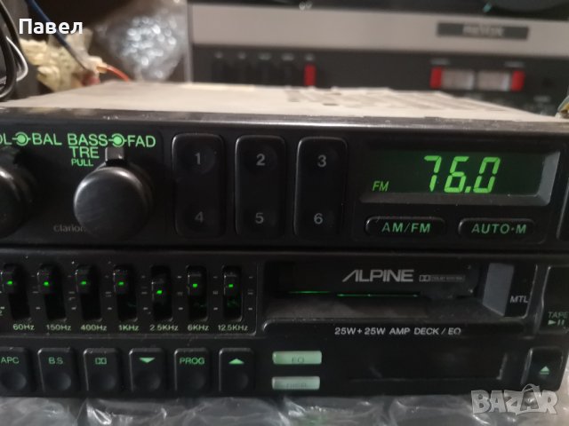 Ретро авторадио alpine+clarion 2 din, снимка 2 - Декове - 37613943