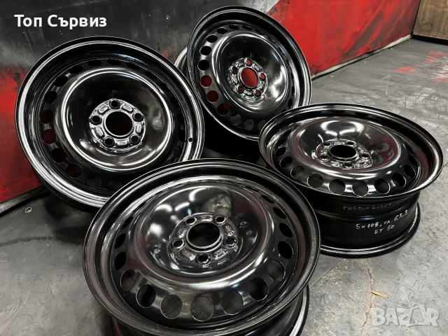 Оригинални железни (метални) джанти за Форд (Ford), 16 цола, 5х108, снимка 3 - Гуми и джанти - 56184541
