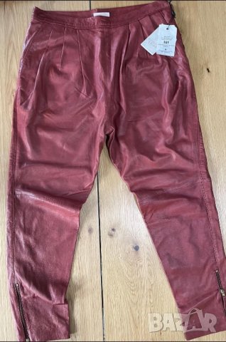 DAY BIRGER et MIKKELSEN уникален нов кожен панталон, ЕСТЕСТВЕНА кожа. 36 размер