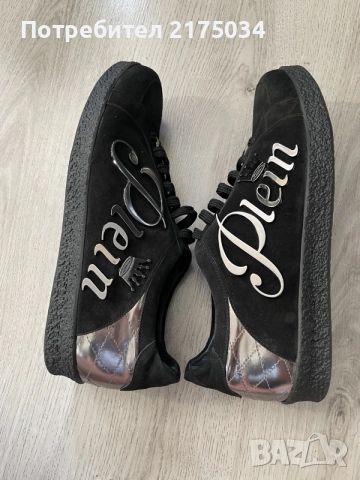 Велурени кецове Philipp Plein 44 , снимка 2 - Кецове - 56453120