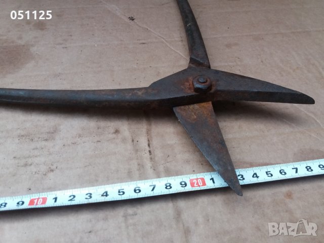 стара ножица за рязане на ламарина , снимка 11 - Антикварни и старинни предмети - 31681633