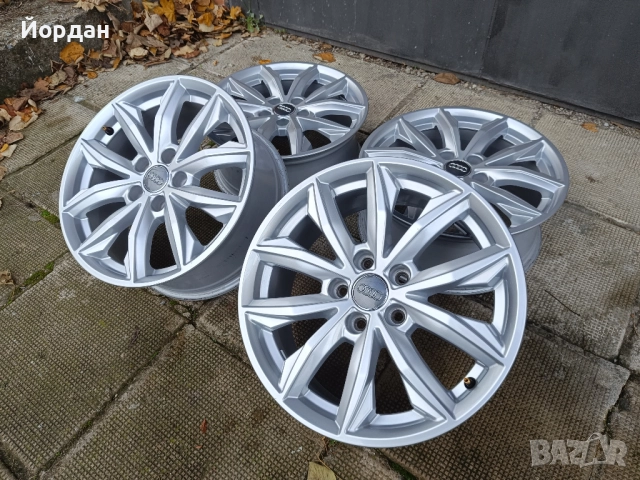 ОРИГИНАЛНИ джанти 17 ' цола АУДИ A4 A6 Q5 / AUDI VW PASSAT 6,7,8 SKODA 5x112 66,6 ET34, снимка 3 - Гуми и джанти - 52583211
