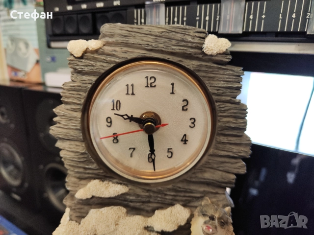 🕒 Часовник "Вълк на скалите" Работещ с батерии. В отлично състояние., снимка 2 - Други - 51982956