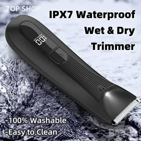 Нов тример машинка електрическа мъжка самобръсначка за тялото, снимка 3 - Друга електроника - 49927527