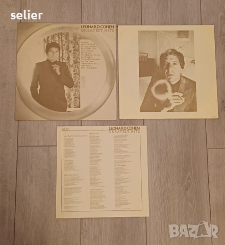 Leonard Cohen ‎– Greatest Hits Издание 🇳🇱 HOLLAND  Състояние на винила:NEAR MINT Състояние на обло