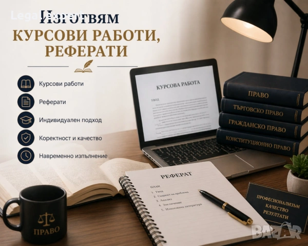 Изготвям курсови работи и реферати онлайн.