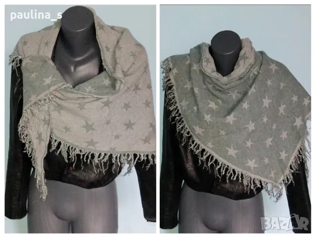 Четири различни броя / Два - Индийски шал 100% фин памук и 2 ангора , снимка 9 - Шалове - 32580778