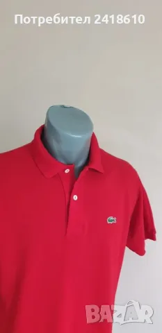 Lacoste Pique Cotton Classic Fit Mens Size 4 - M НОВО! ОРИГИНАЛ! Мъжка Тениска!, снимка 2 - Тениски - 49675122