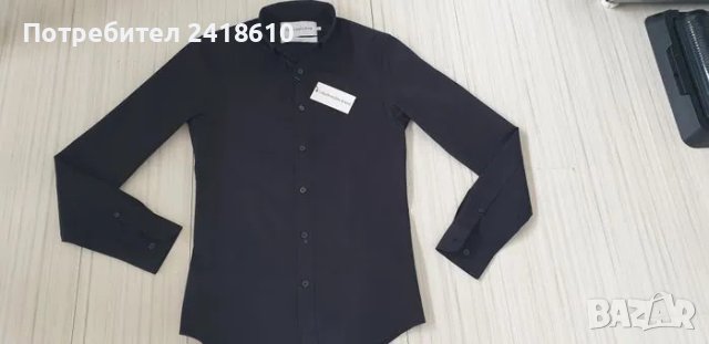 Calvin Klein Stretch Cotton Slim Fit Mens Size S НОВО! ОРИГИНАЛ! Мъжка Риза!, снимка 9 - Ризи - 49665371