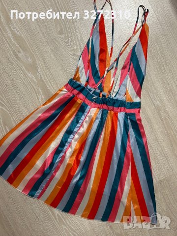 Цветна лятна дамска рокля с гол гръб, снимка 4 - Рокли - 42038930