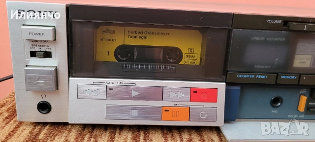 Sony XO-7 Ресийвър+дек,FM/Перфектен , снимка 4 - Аудиосистеми - 53180660