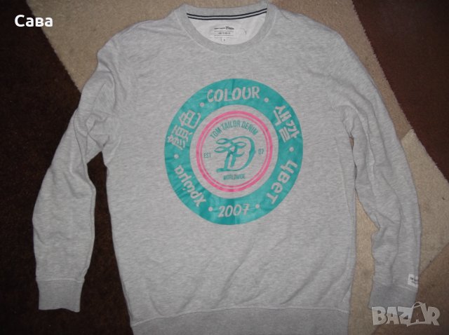 Ватирана блуза TOM TAILOR   мъжка,ХЛ, снимка 2 - Блузи - 30396596