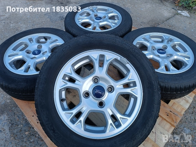 Лети джанти 14ки 4х108 Ford + зимни гуми 175/65/14