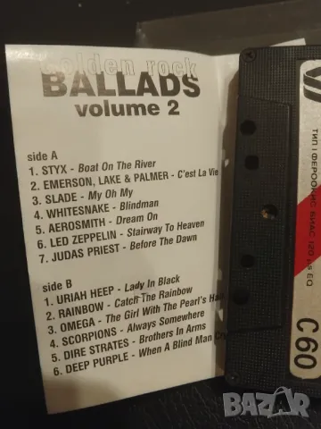 Golden Rock Ballads vol.2 - аудио касета музика, снимка 2 - Аудио касети - 49328814