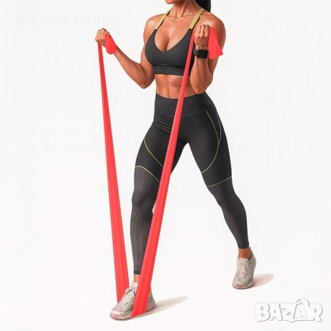 Ластик за тренировки с високо съпротивление, снимка 3 - Фитнес уреди - 52197535