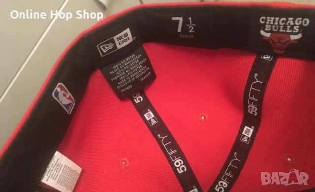Оригинална шапка New Era Chicago Bulls Basic 59FIFTY, снимка 5 - Шапки - 54351949