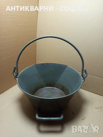 Соц Стар Метален Съд За Въглища., снимка 10 - Антикварни и старинни предмети - 50011706