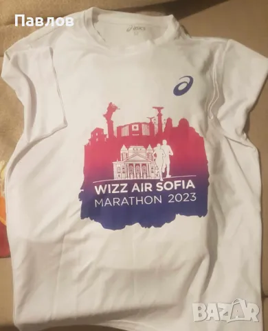 Спортна тениска Asics от Софийския маратон през 2023