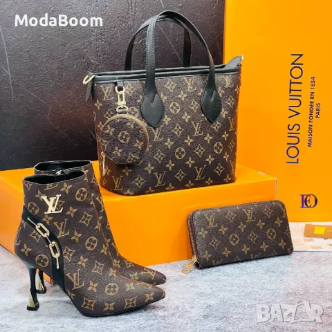 Louis Vuitton дамски комплекти, снимка 2 - Дамски боти - 48125207