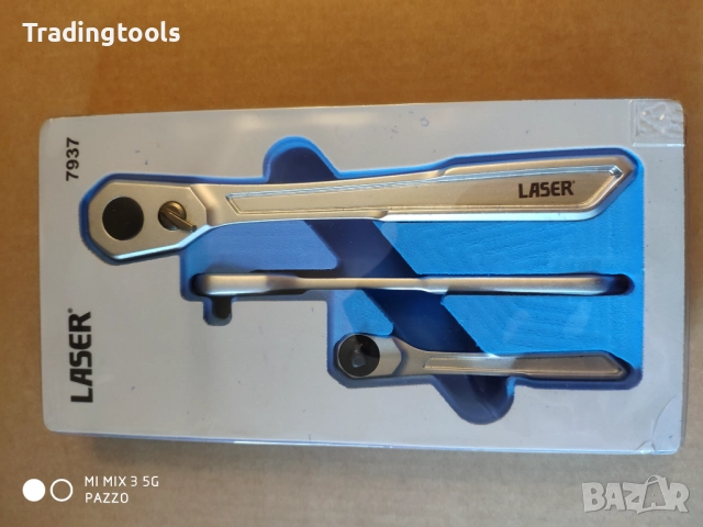 Laser Tools 14, 38, 12 3части тънки качествени тресчотки