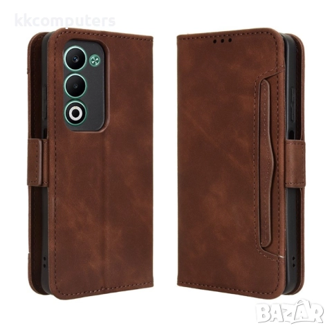 Oppo A5 5G / A5 4G кожен портфейл калъф с джобове за карти – 5 цвята, снимка 4 - Резервни части за телефони - 51607270